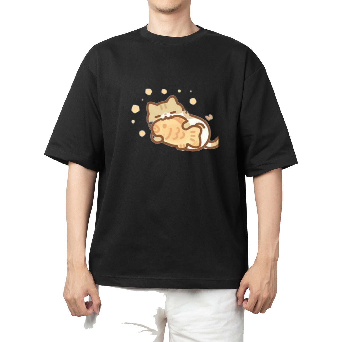 cat One Size t- shirt Black 101
