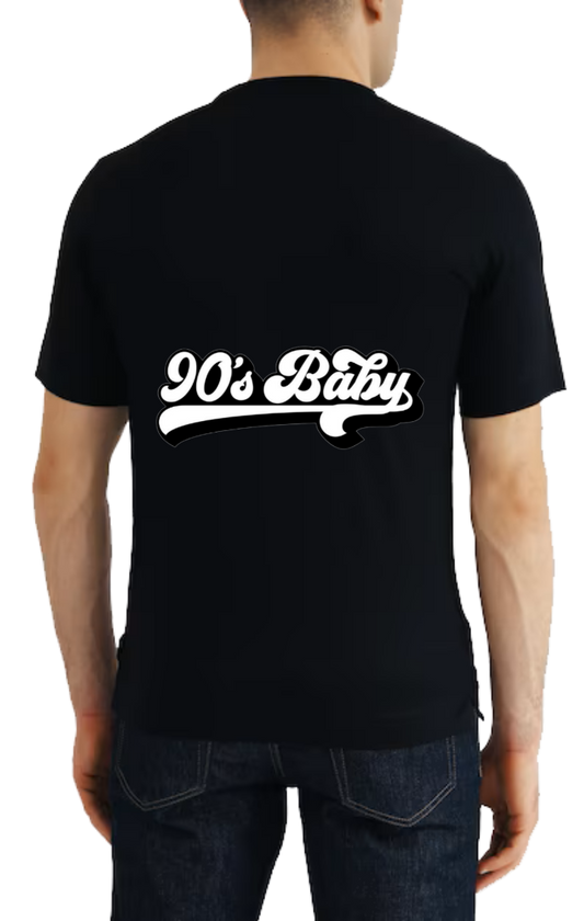 90's Baby t- shirt One Size Black back 101