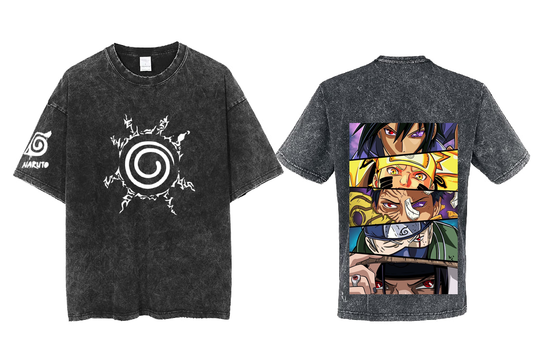 Naruto Shippuden t- shirt One Size Washed Back 101