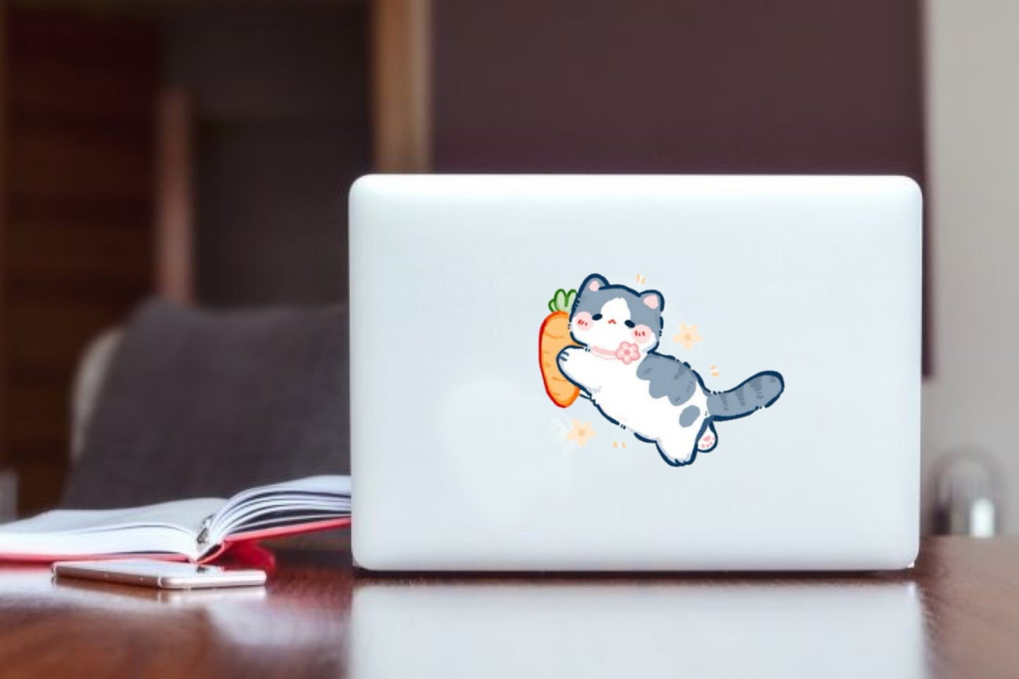 cat Laptop Sticker 102