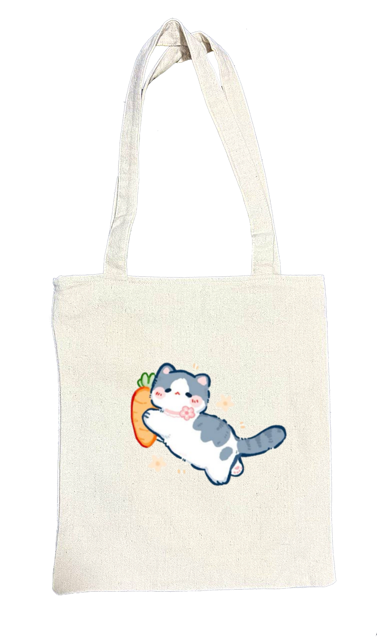 cat tote bag White 102