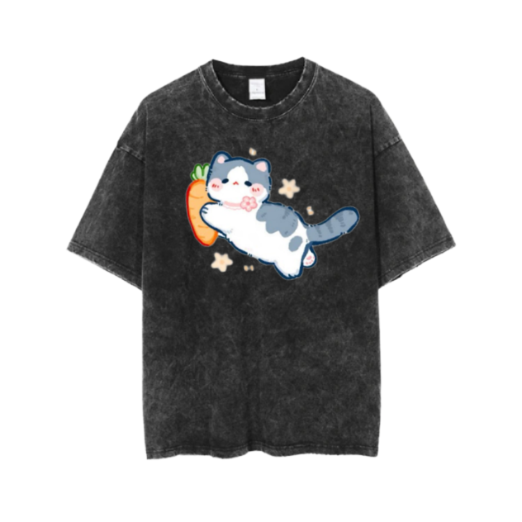 cat One Size t- shirt  Washed 102