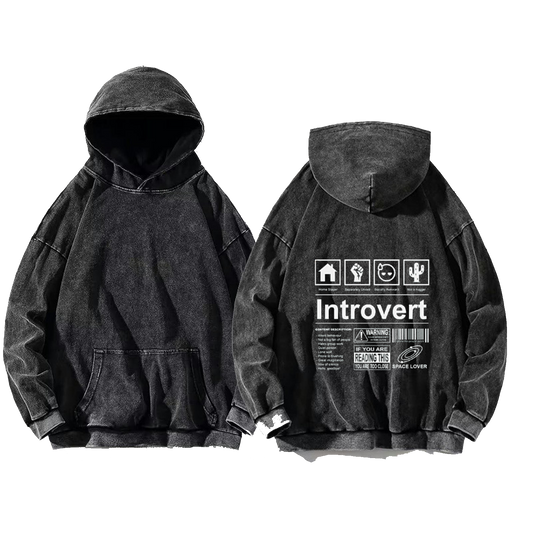 PHARMACIST oversize hoodie Washed back 102