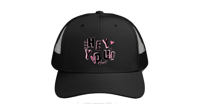 Baseball cap Black HEY YOU 148
