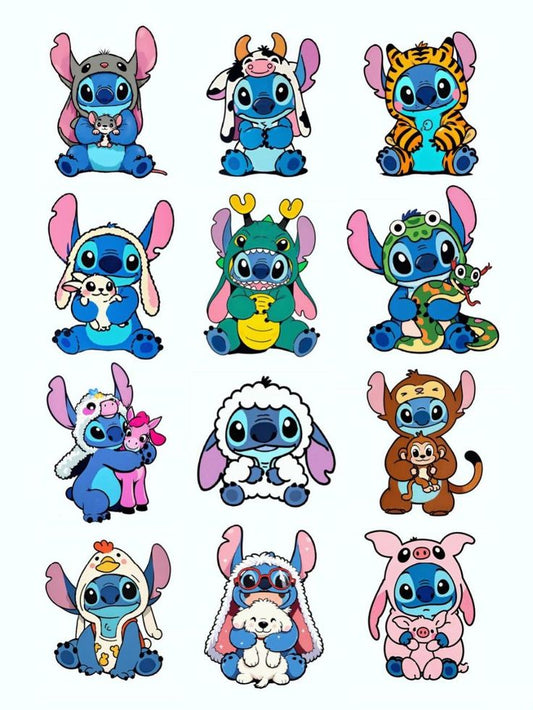 stitch stickers sheet 50