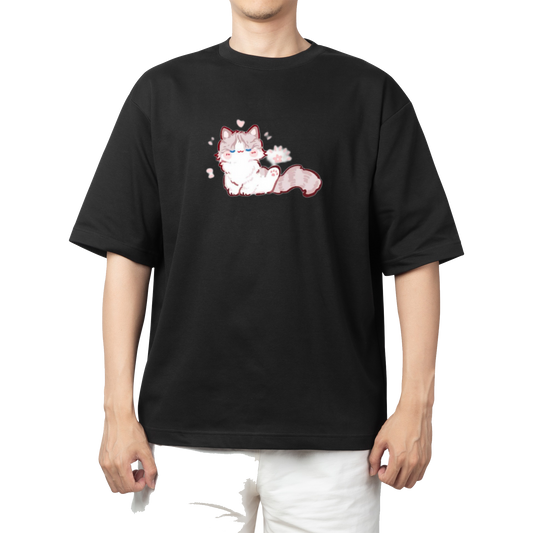 cat One Size t- shirt Black 103