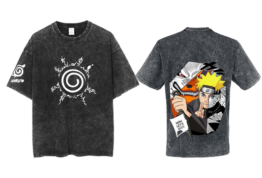 Naruto Shippuden t- shirt One Size Washed Back 103