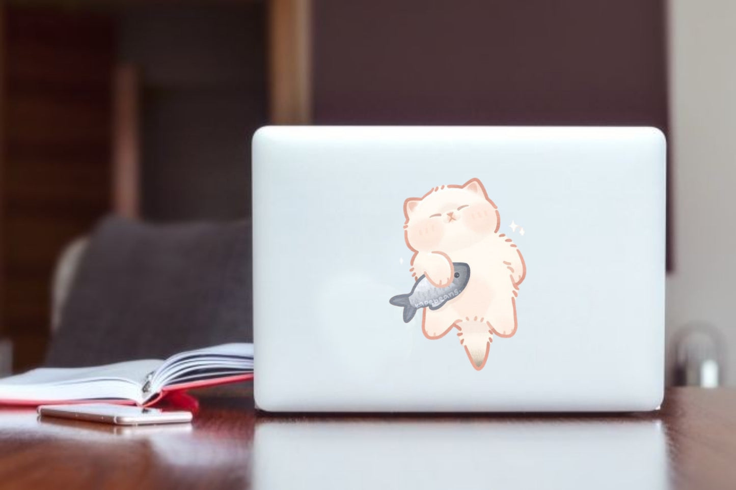 cat Laptop Sticker 104