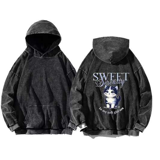 SWEET Serentty One Size hoodie Washed Back 85