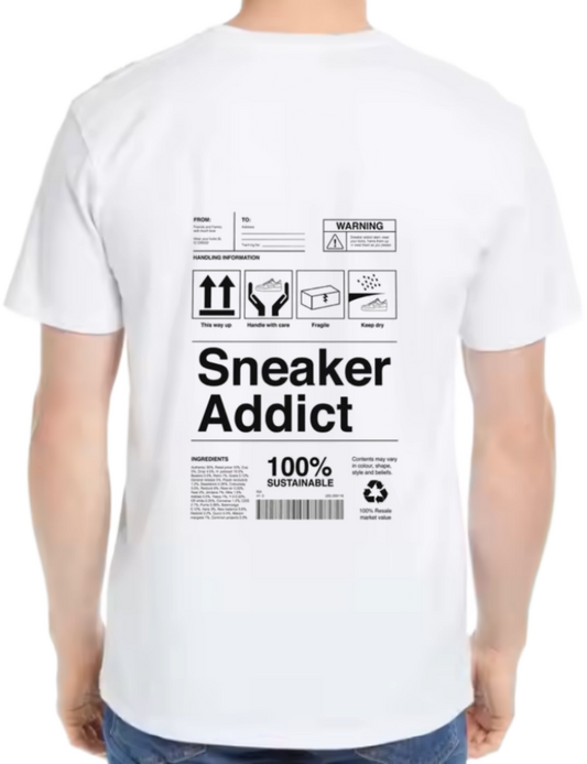 NastyJamz Back text One Size t- shirt White Back 100