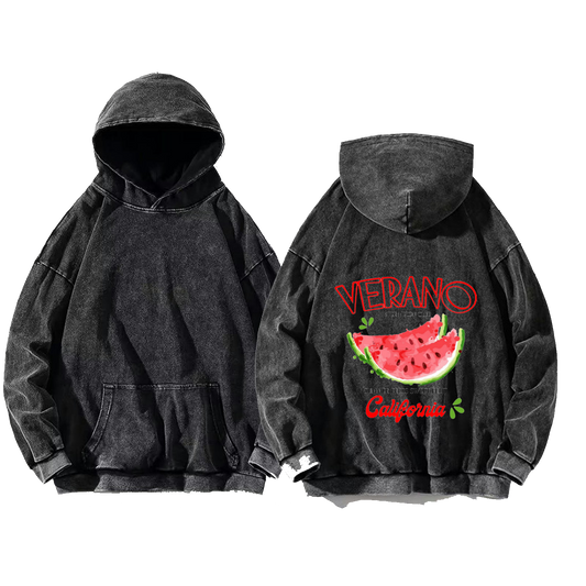 VERANO California One Size hoodie Washed Back 86
