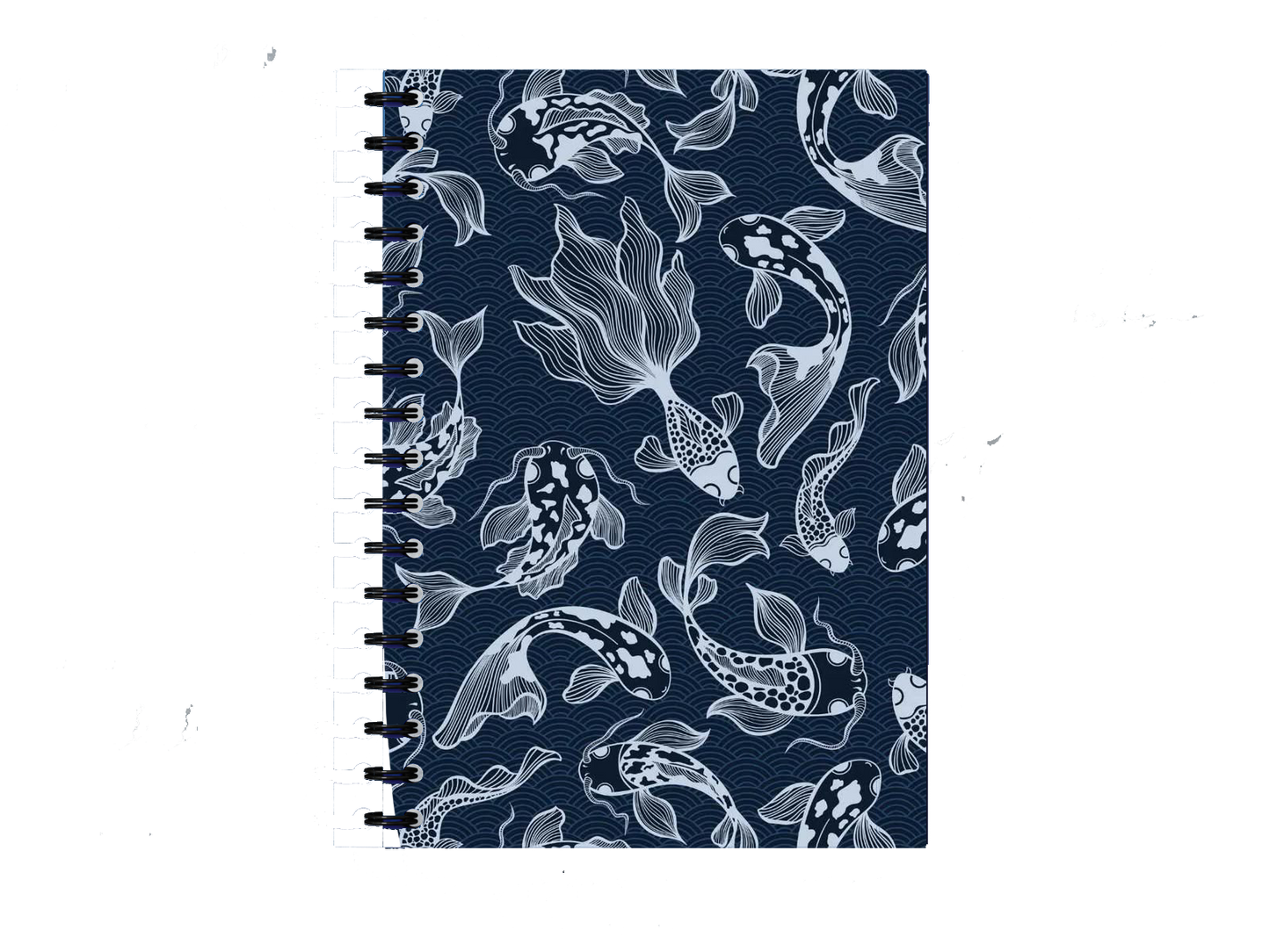 Koi Fish Pattern Notebook A5 105