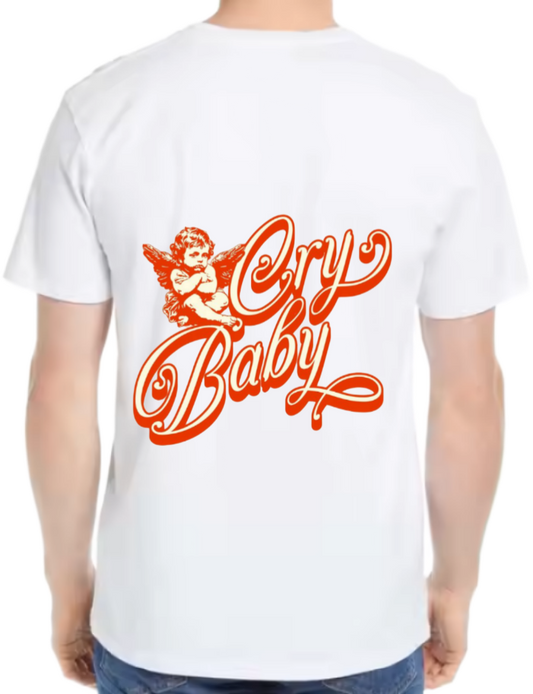 Cry Baby t- shirt One Size White back 106