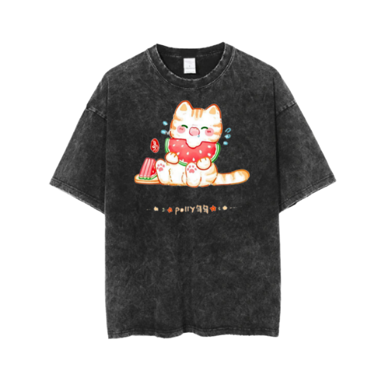 cat One Size t- shirt  Washed 106