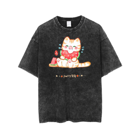 cat One Size t- shirt  Washed 106