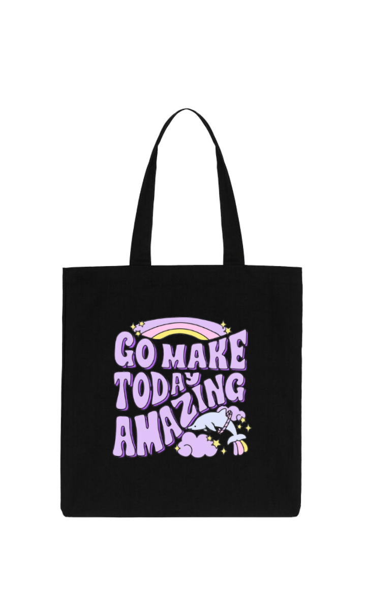 GO MAKE TODDING AMA tote bag Black 106