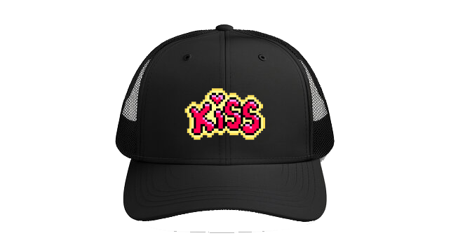 Baseball cap Black KiSS 153