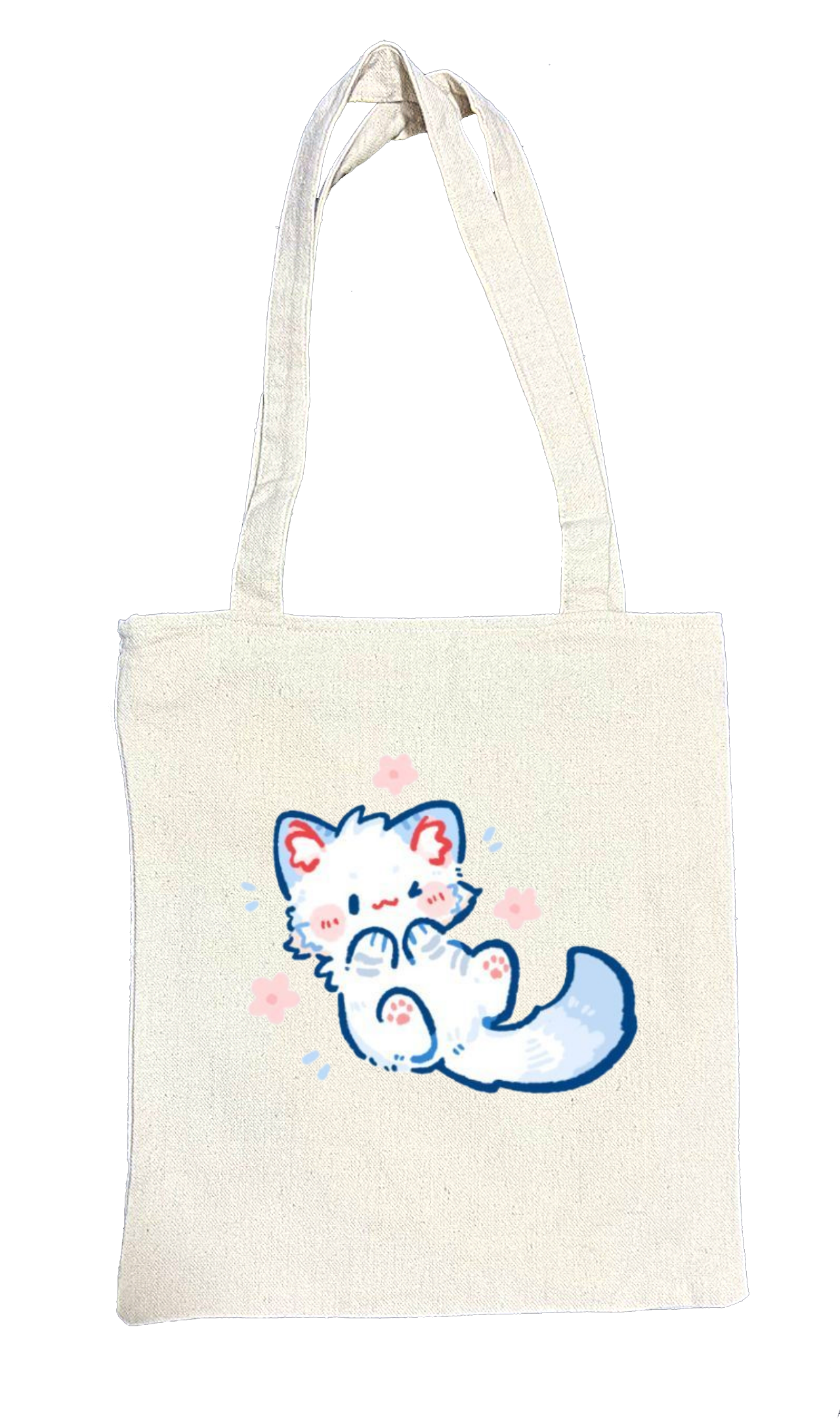 cat tote bag White 108