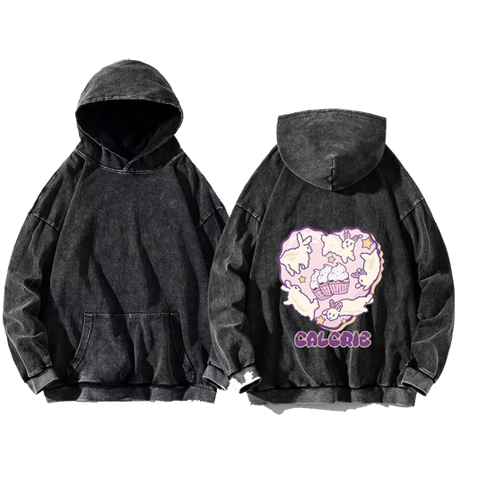 CALCRIC One Size hoodie Washed Back 89