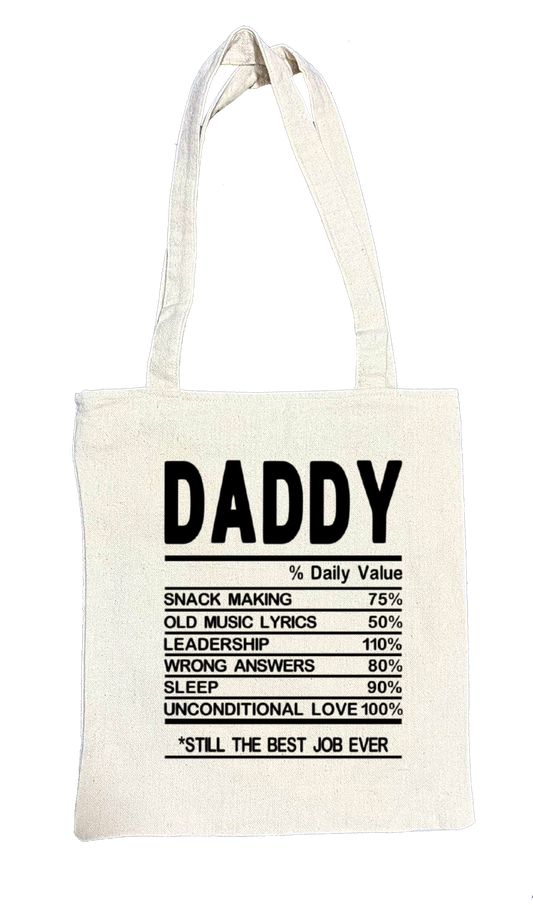 MOMMY Back text tote bag beige 106