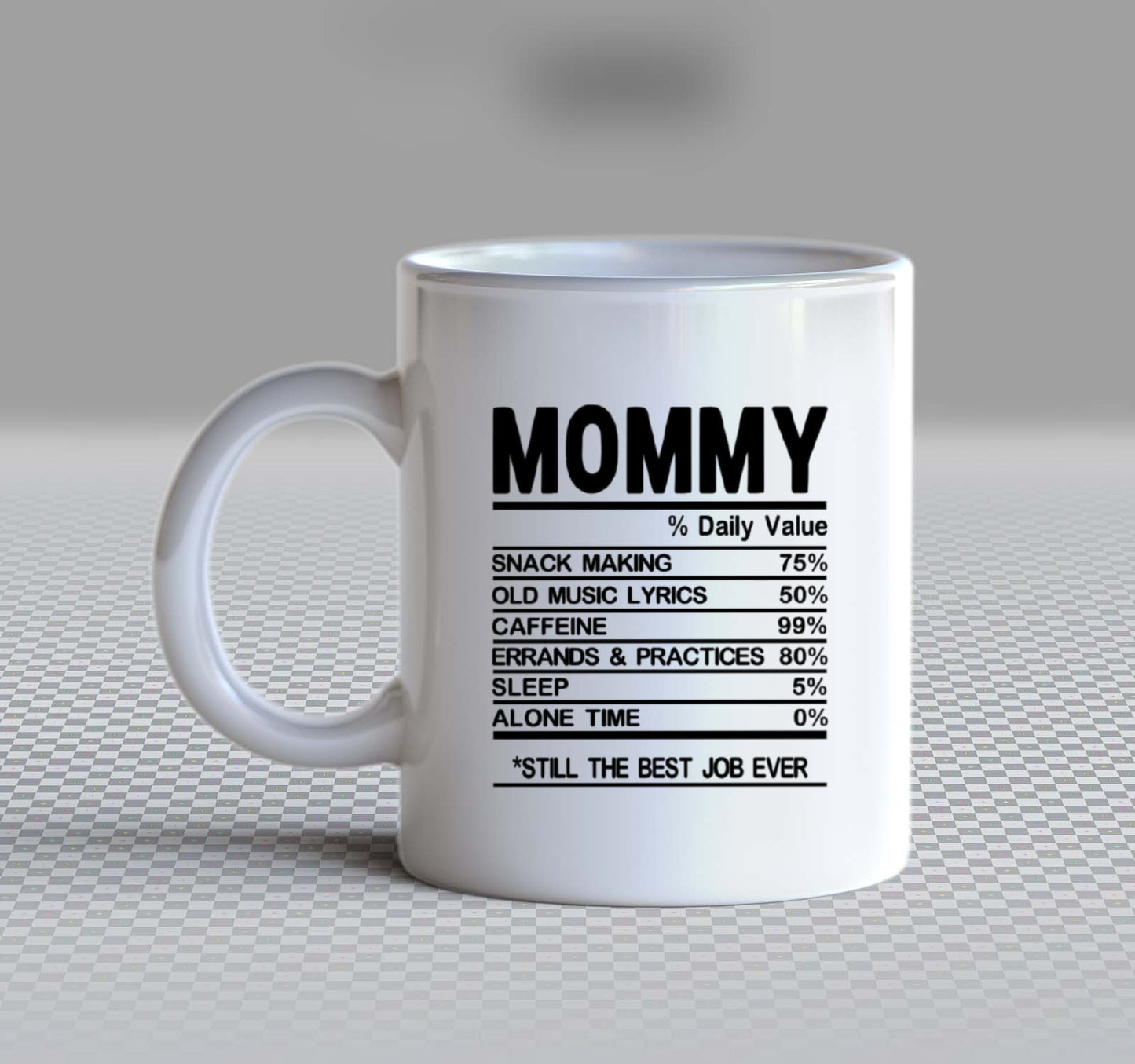 MOMMY Back text Mug 108