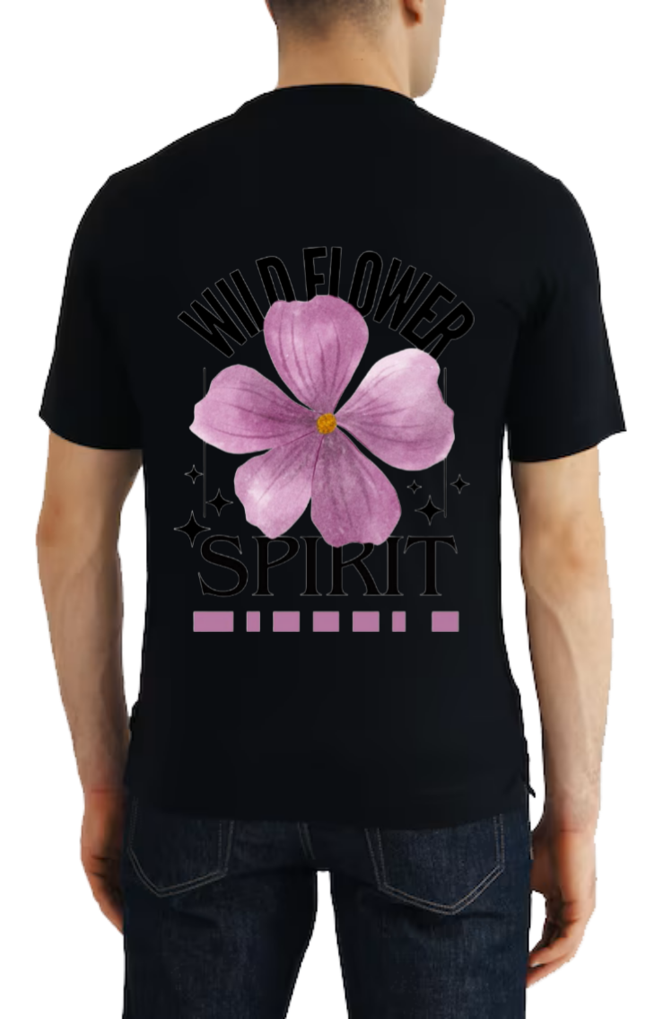 WILDFLOWER t- shirt One Size Black back 109