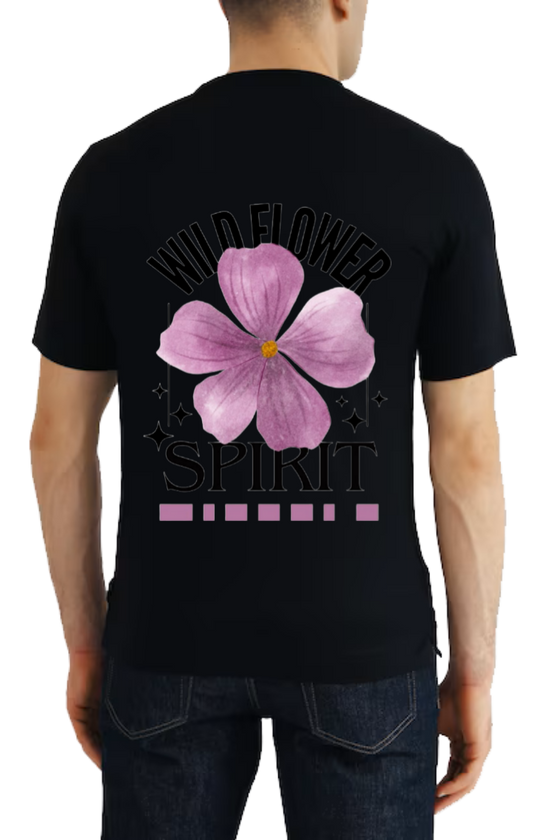WILDFLOWER t- shirt One Size Black back 109