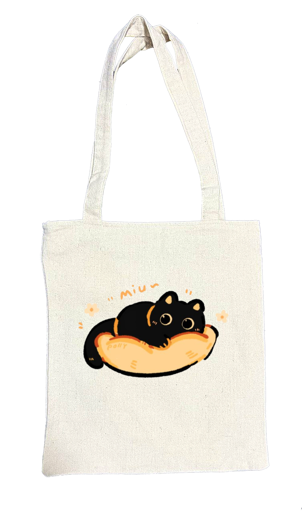 cat tote bag White 109