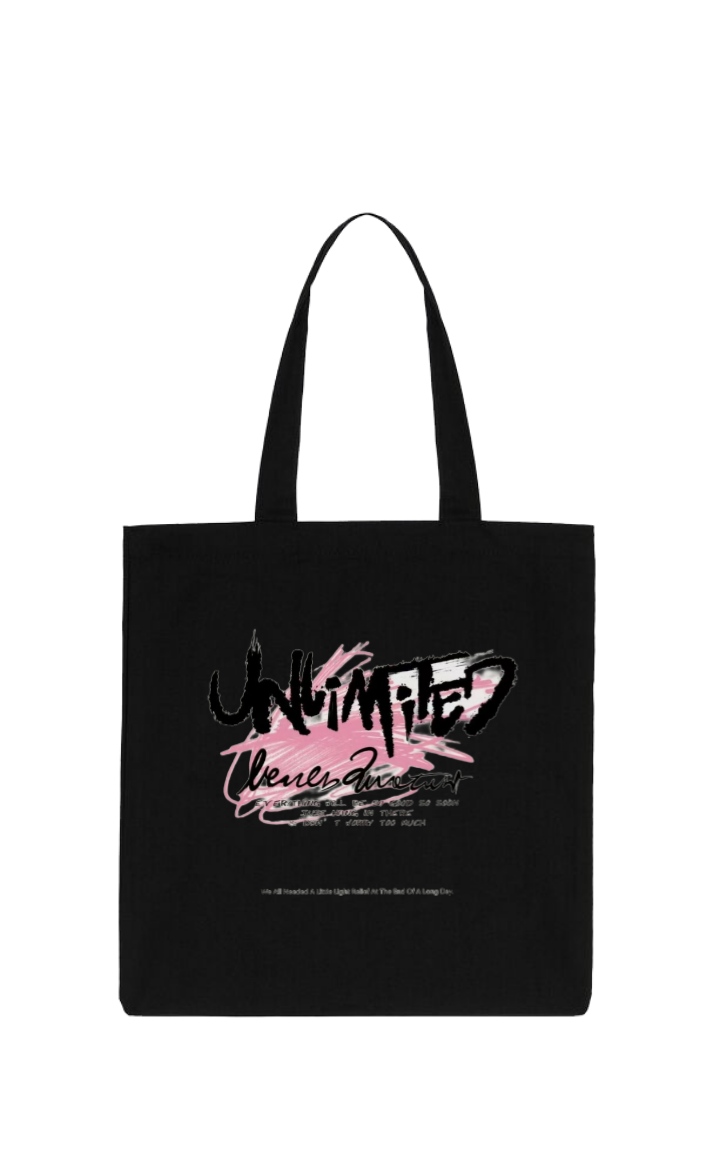 UNLIMITED tote bag Black 109