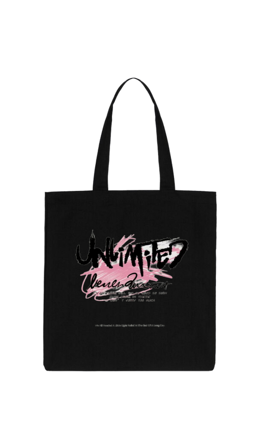 UNLIMITED tote bag Black 109