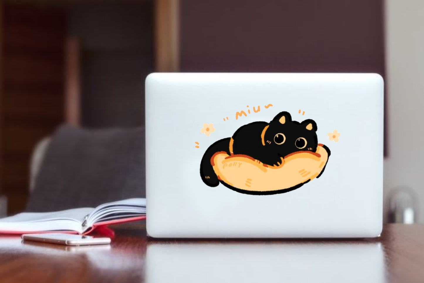 cat Laptop Sticker 109