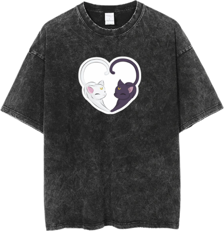 Sailor Moon t- shirt Over Size Washed 10