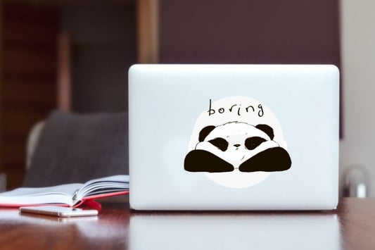 panda Laptop Sticker 10