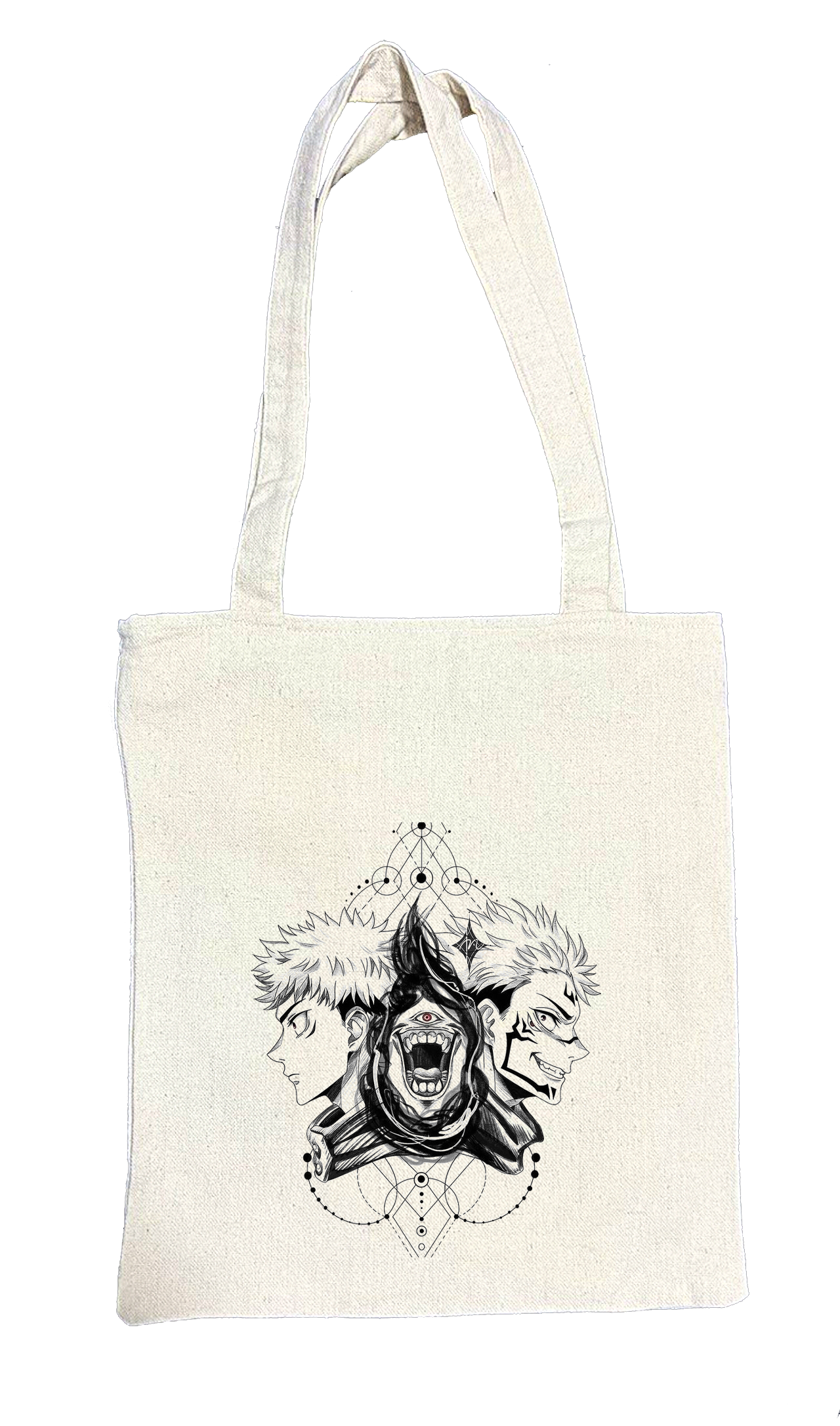 jujutsu kaisen GOJO  tote bag biege 10