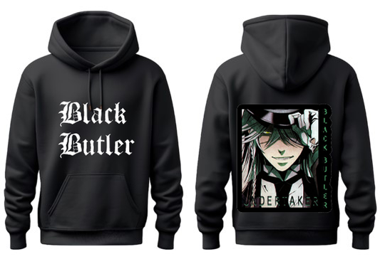Black Butler One Size hoodie Black Back 10