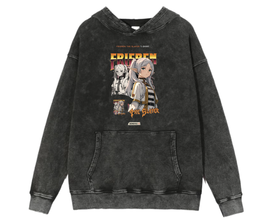 Frieren Beyond Journey's End One Size hoodie Washed 10