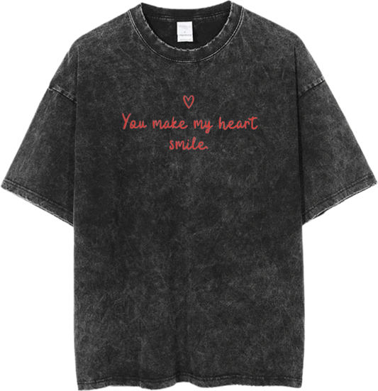 VaIentine coupIe One Size t- shirt Washed 10
