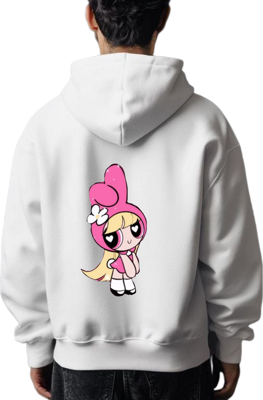 The Powerpuff Girls One Size hoodie White Back 10
