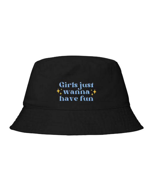 Bucket hat Fishman hat cap Black Girls just wanna have fun 10