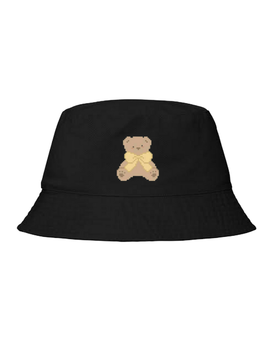 bear Bucket hat Fishman hat cap Black 10