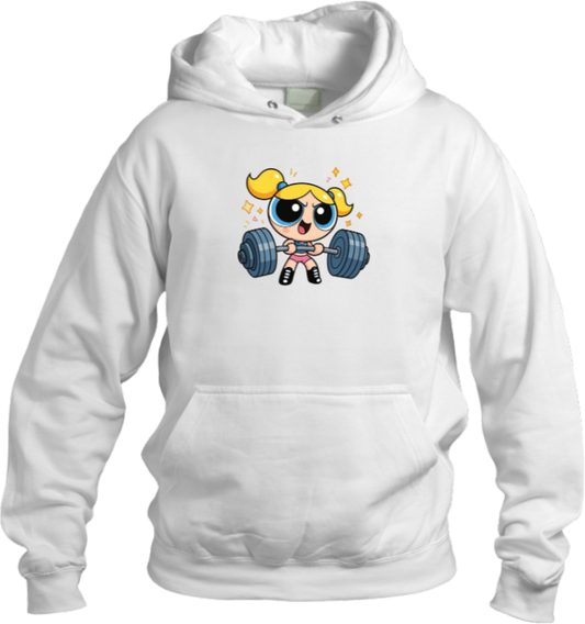 workout gym pilates Oversize Hoodie White 10