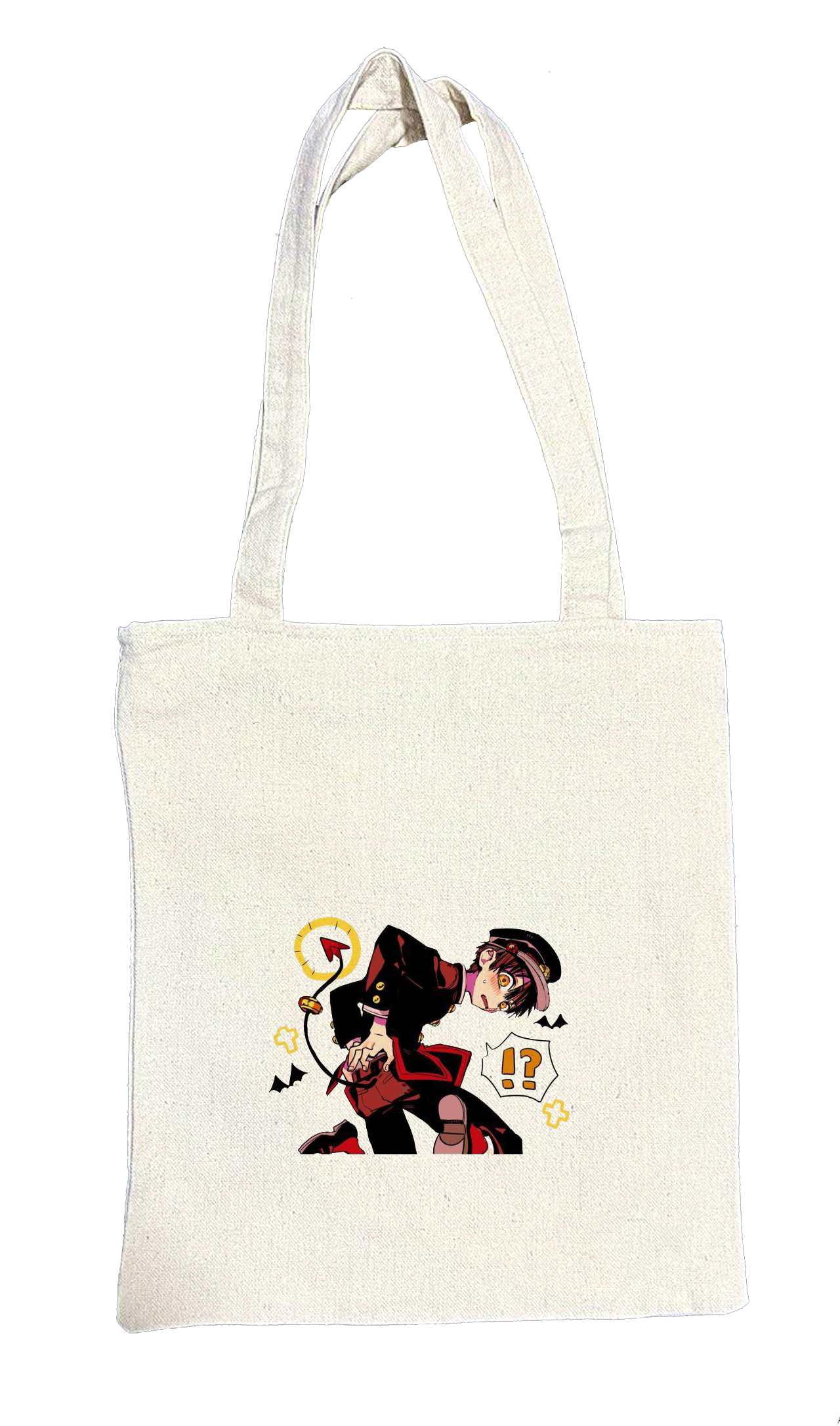 Hanako-kun tote bag beige 10