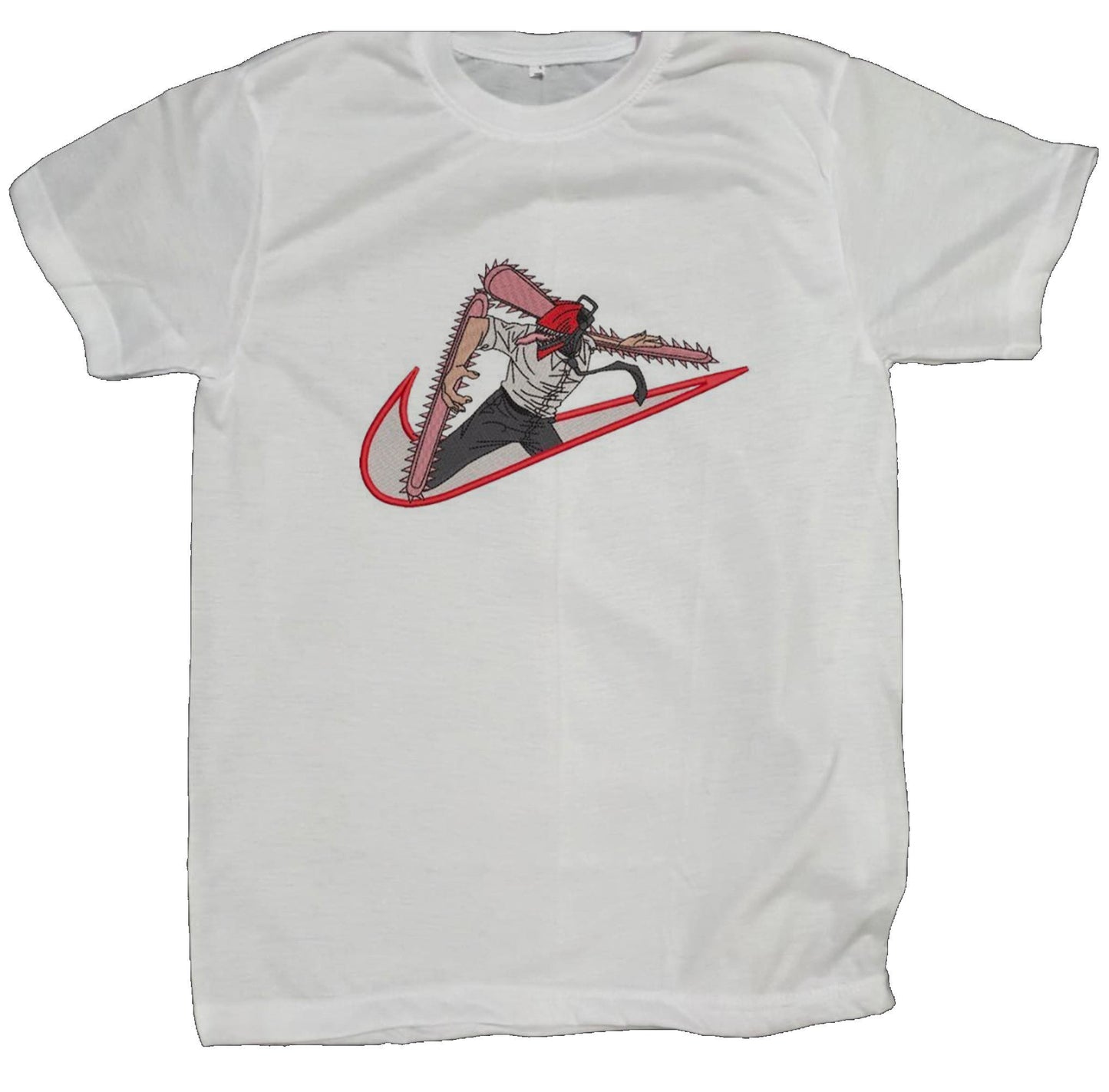 Chainsaw Man t- shirt fat White 10