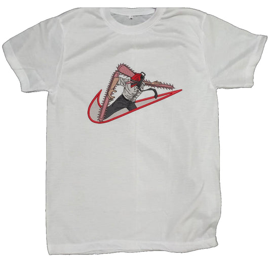 Chainsaw Man t- shirt fat White 10