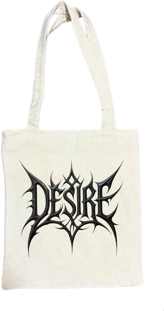 Goth tote bag Beige 10