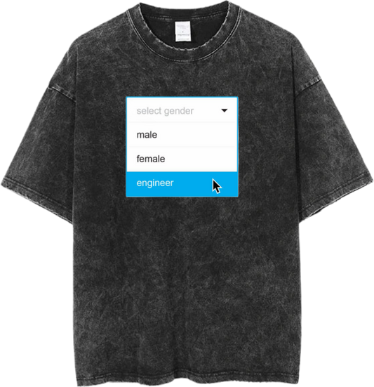 names t- shirt One Size Washed select gender male female engineer 10