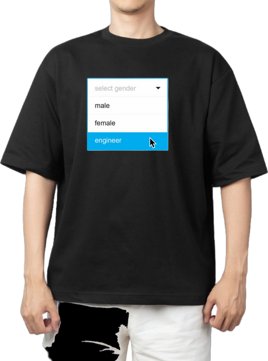 names t- shirt One Size Black female 10
