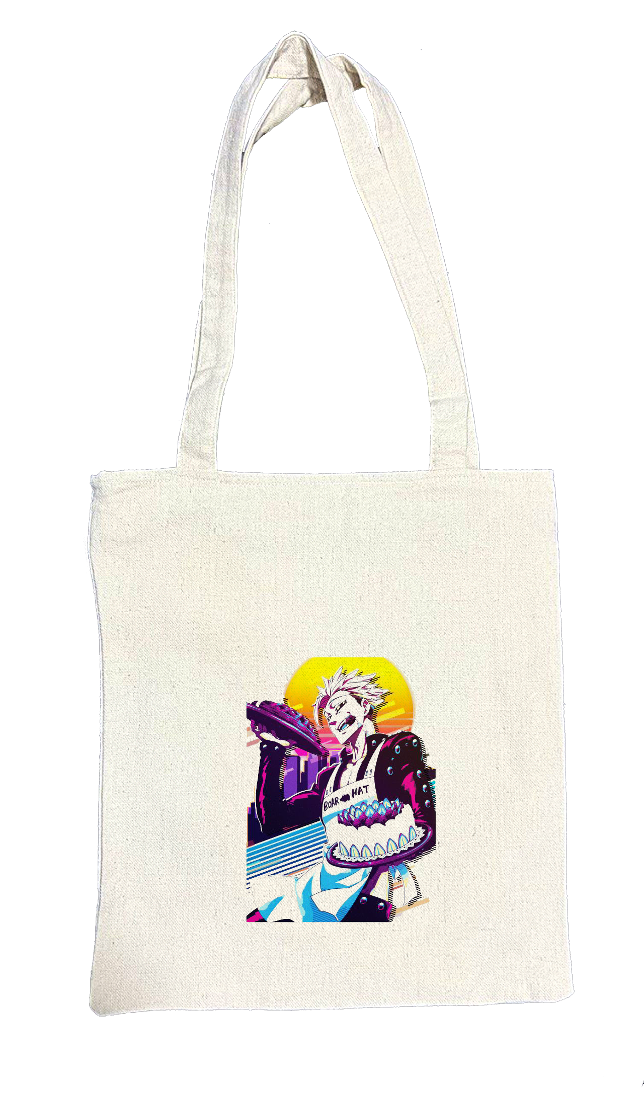Anime Nanatsu no taizai seven deadly sins  tote bag White 10