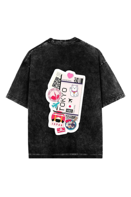 travel travellar One Size t- shirt Washed Back 10