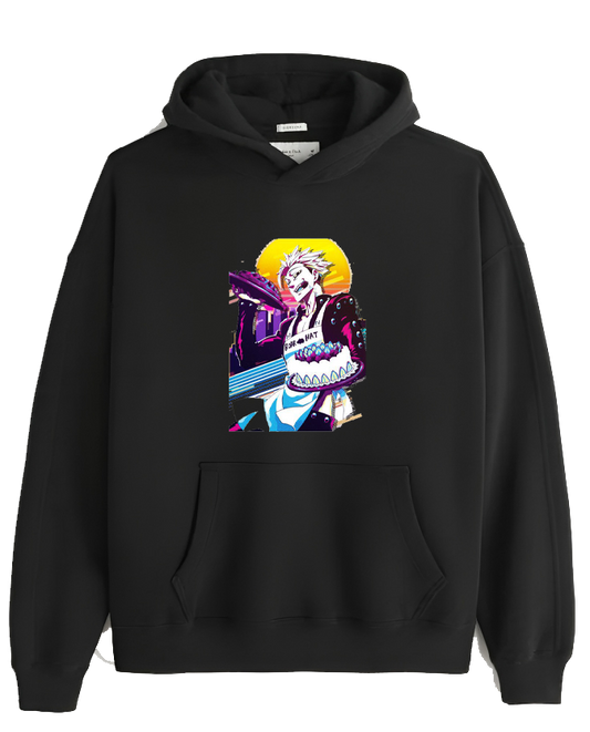 Anime Nanatsu no taizai seven deadly sins Oversize Hoodie Black 10